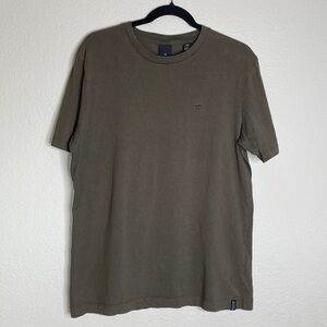Scotch & Soda mens short sleeve olive shirt Sz medium EUC